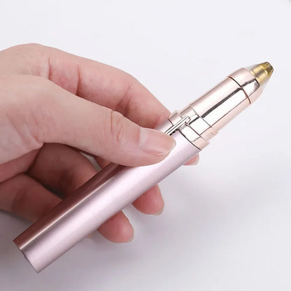 Women's Electric Eyebrow Trimmer & Face Hair Remover - Automatic Eyebrow Shaper Pencil for Effortless Grooming