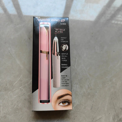 Women's Electric Eyebrow Trimmer & Face Hair Remover - Automatic Eyebrow Shaper Pencil for Effortless Grooming