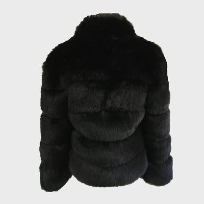 Women'S Winter Faux Fur Coat Fluffy Jacket